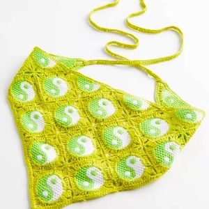 Yin Yang Crochet Bandana